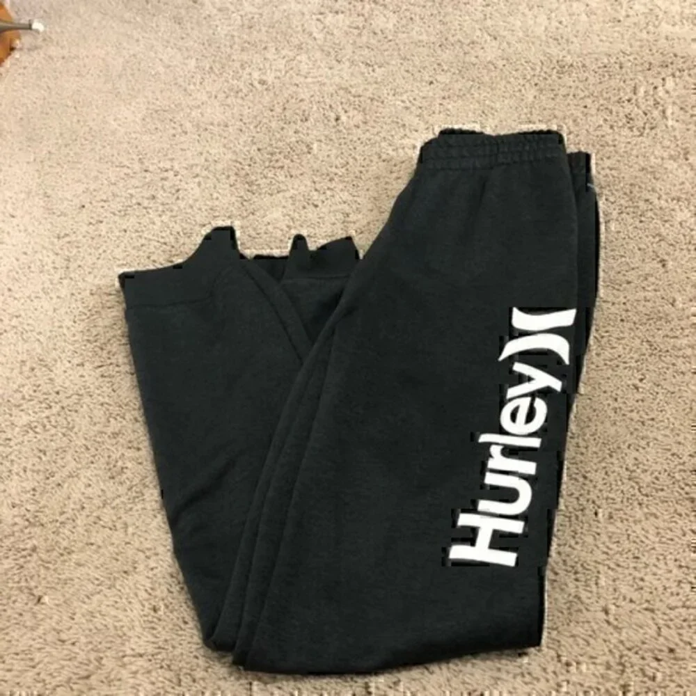 Hurley boys size large dark grey sweatpants